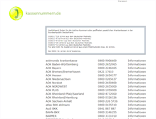 Tablet Screenshot of kassennummern.de